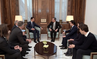 Le député Thierry Mariani a rencontré le président syrien Bachar al-Assad le 8 janvier 2017