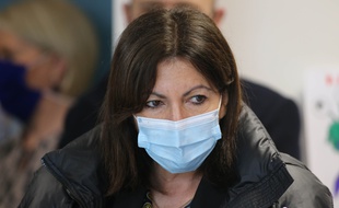 Anne Hidalgo à Douai le 17 mars 2021.