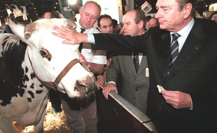 Jacques Chirac en "campagne".