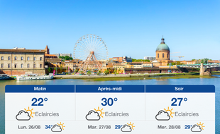 Météo Toulouse: Prévisions du dimanche 25 août 2019