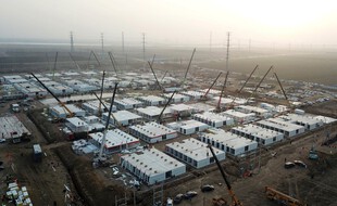 Le centre de quarantaine à Shijiazhuang, près de Pékin, le 21 janvier 2021.
