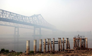 Pollution atmosphérique à La Nouvelle Orléans, en août 2011.
