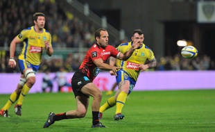 Le Toulonnais Frédéric Michalak contre Clermont le 21 mars 2014.