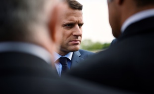 Emmanuel Macron, le 27 avril 2017 à Paris.