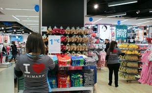 Ouverture du magasin Primark de Dijon en février 2014.