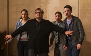 Photo Dylan Minnette, Jack Black, Odeya Rush, Ryan Lee dans Chair de Poule -Le film