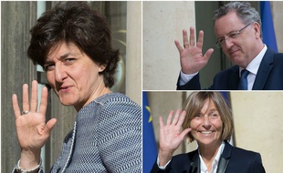 Sylvie Goulard, Richard Ferrand et Marielle de Sarnez, trois ministres du gouvernement Philippe 1.