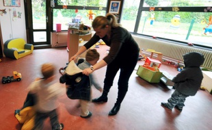 La crèche d'Hérouville-Saint-Clair en 2008.