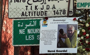 Une photo d'Hervé Gourdel, l'otage français assassiné sur les hauteurs de Tizi Ouzou en Algérie, le 24 septembre 2014.