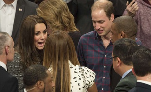 Kate Middleton, Beyoncé, le Prince William et Jay-Z, à New York, le 8 décembre 2014.
