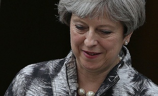 Theresa May à Londres, le 12 juin 2017.