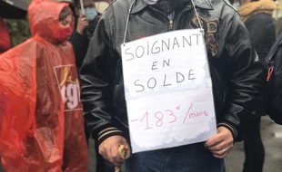 Une manifestation de soignants du social et médico social s'est tenue jeudi après-midi à Nante