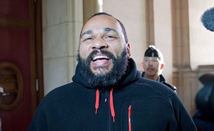 Dieudonné à Paris, le 13 décembre 2013.