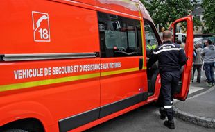 Camion de pompiers (illustration)