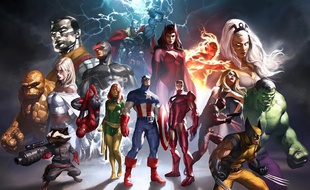 Image promotionnelle du jeu «Marvel Heroes»