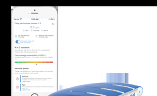 Le boitier connecté mBox, créé par la start-up lyonnaise Meersens.