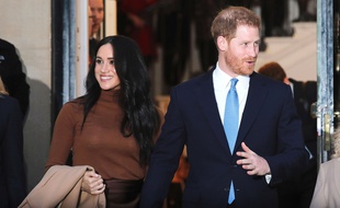 Le prince Harry et sa femme, l'actrice Meghan Markle