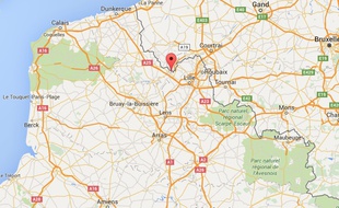 Localisation d'Armentières, dans le Nord