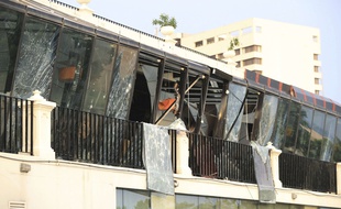 Un hôtel au Sri Lanka où a eu lieu une attaque terroriste le 22 avril 2019.