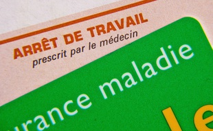 Illustration arrêt de travail.