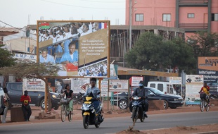 Une rue de Ouagadougou, le 27 novembre 2017.