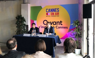 David Lisnard et Eric Leandri, le 21 mai 2019 à Cannes