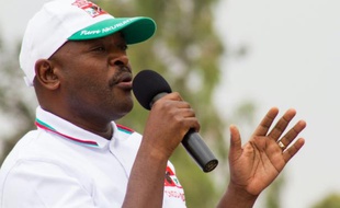 Le président burundais Pierre Nkurunziza à Bujumbura le 26 juin 2015