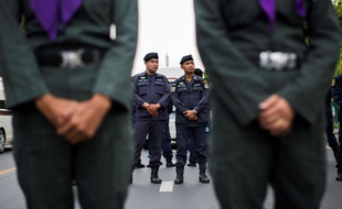 Des policiers thaïlandais en 2018 (photo d'illustration)