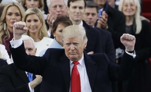 Donald Trump lors de son investiture le 20 janvier 2017 à Washington.