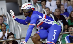 Grégory Baugé lors des Jeux Olympiques de Rio, le 12 août 2016.