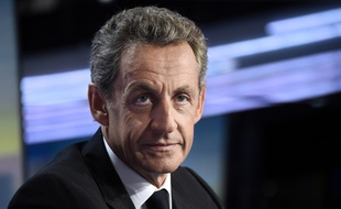 L'ancien président Nicolas Sarkozy, Le candidat à la primaire à droite et du centre, le 24 août 2016 à TF1 à Boulogne-Billancourt.