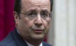 François Hollande, le 26 avril 2014 à l'Elysée à Paris