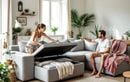Envie d’un salon modulable à petit prix ? Ce canapé d’angle réversible avec coffre perd 400 € chez Cdiscount (679 € au lieu de 1079 €)