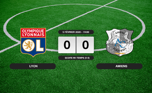 OL - Amiens: Match nul entre l'OL et Amiens (0-0)