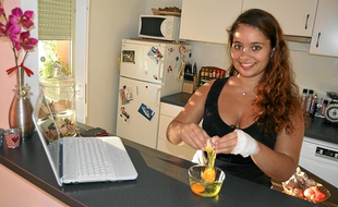 Elise Lepage reçoit environ un millier de visites chaque mois sur son blog.