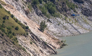 Le glissement de terrain est plus important que prévu