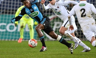 Michy Batshuayi à Caen le 3 janvier 2016