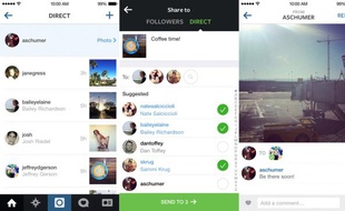 Instagram Direct a été lancé le 12 décembre 2013.
