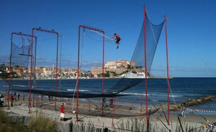 Au festival du vent, à Calvi, en Corse, le 28 octobre 2010.