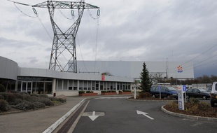 Centrale nucléaire de Fessenheim. Le 20 11 2008