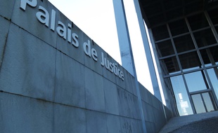 Nantes, le 17 février 2015, le palais de justice, sur l'île de Nantes