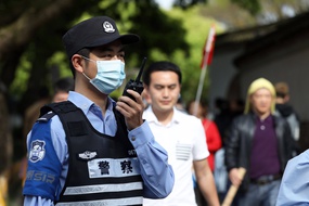 Un policier en Chine (illustration).