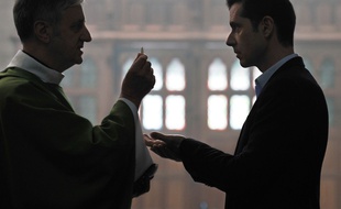 Bernard Verley et Melvil Poupaud dans Grâce à Dieu de François Ozon