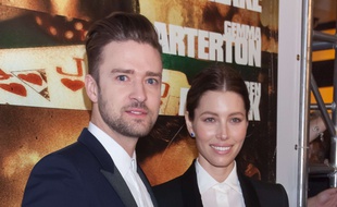 Justin Timberlake et Jessica Biel à Las Vegas en septembre 2013.