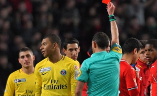 Kylian Mbappé a été exclu lors de la demi-finale de Coupe de la Ligue entre le Stade Rennais et le PSG.