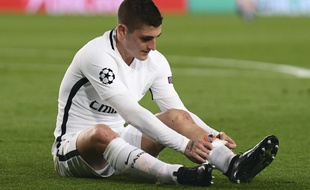 Marco Verratti lors du 8e de finale retour de Ligue des champions entre le FC Barcelone et le PSG (6-1), le 8 mars 2017.