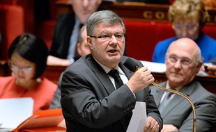 Alain Vidalies, ministre chargé des Relations avec le Parlement, à l'Assemblée nationale le 29 janvier 2014.