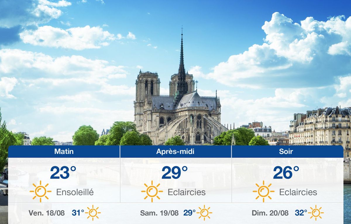 Météo Paris: prévisions du jeudi 17 août 2023