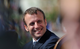 Emmanuel Macron à Orléans le 8 mai 2016.