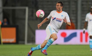 L'ailier international Morgan Amalfitano, le 13 mai 2012 au Stade Vélodrome (Marseille).